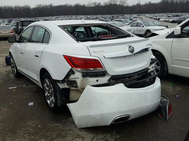 1G4GE5ED2BF175693 - 2011 BUICK LACROSSE C WHITE photo 3