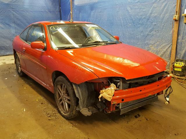 1G1JH12F237289956 - 2003 CHEVROLET CAVALIER L RED photo 1