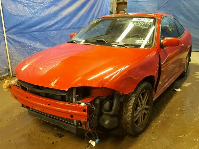 1G1JH12F237289956 - 2003 CHEVROLET CAVALIER L RED photo 2