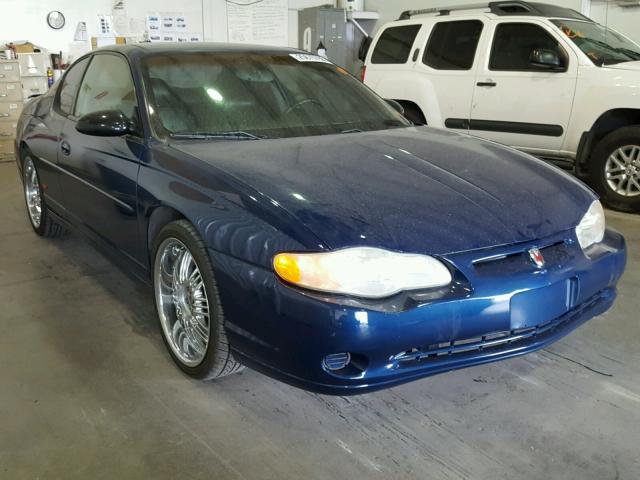 2G1WX12K049156215 - 2004 CHEVROLET MONTE CARL BLUE photo 1