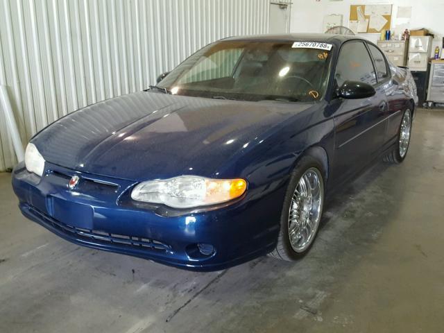 2G1WX12K049156215 - 2004 CHEVROLET MONTE CARL BLUE photo 2