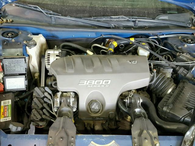 2G1WX12K049156215 - 2004 CHEVROLET MONTE CARL BLUE photo 7