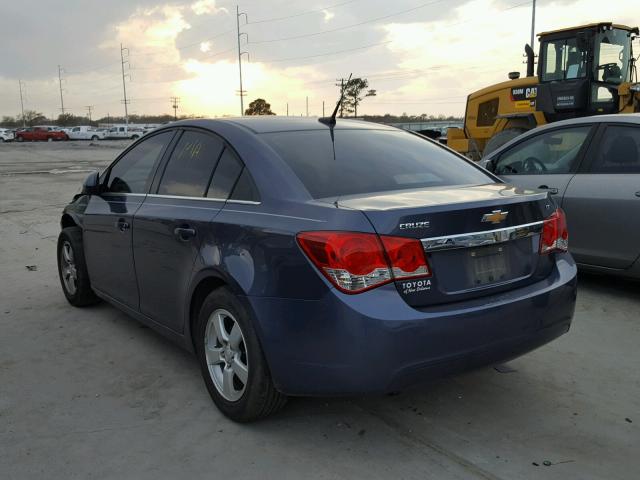 1G1PC5SB3D7217324 - 2013 CHEVROLET CRUZE LT BLUE photo 3