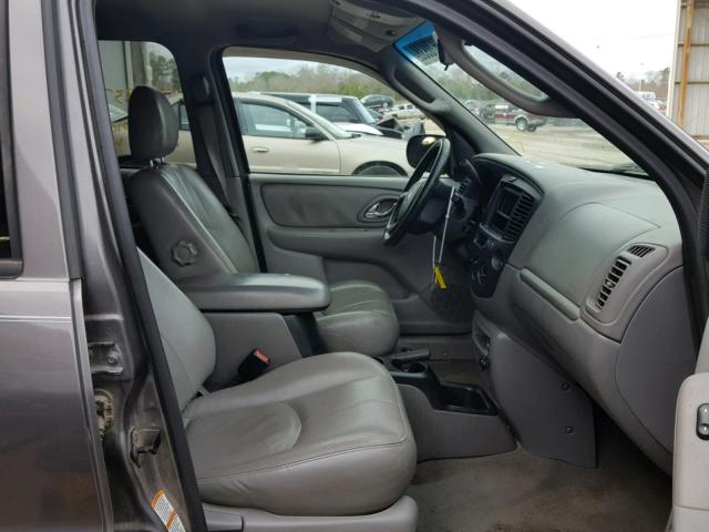 4F2CU09122KM56764 - 2002 MAZDA TRIBUTE LX GRAY photo 5