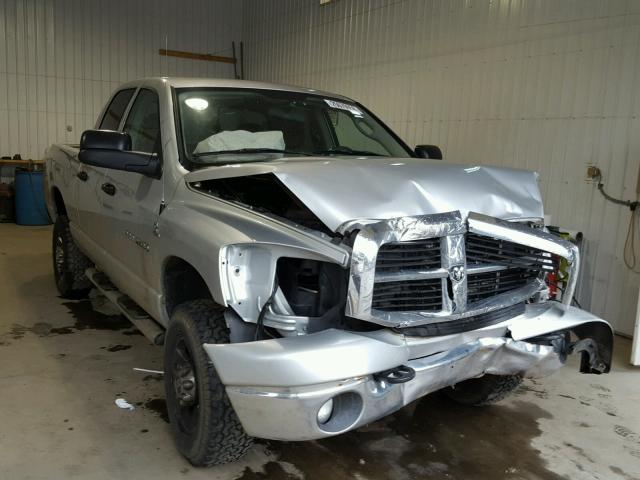 3D7KS28C06G291901 - 2006 DODGE RAM 2500 S SILVER photo 1