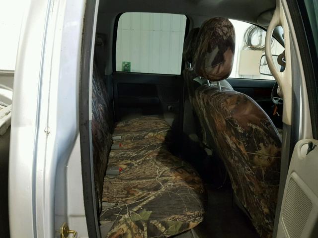3D7KS28C06G291901 - 2006 DODGE RAM 2500 S SILVER photo 6