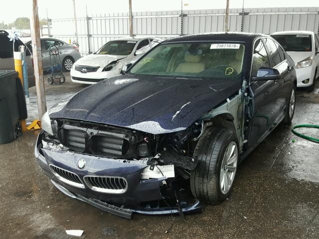 WBA5A5C56ED506615 - 2014 BMW 528 I BLUE photo 2