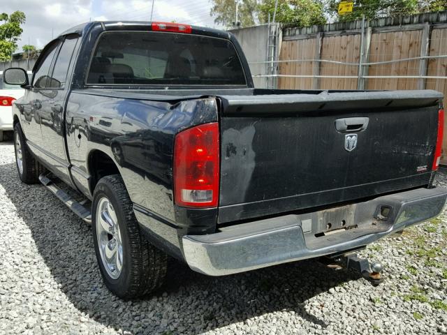 1D7HA18N66J127771 - 2006 DODGE RAM 1500 S BLACK photo 3