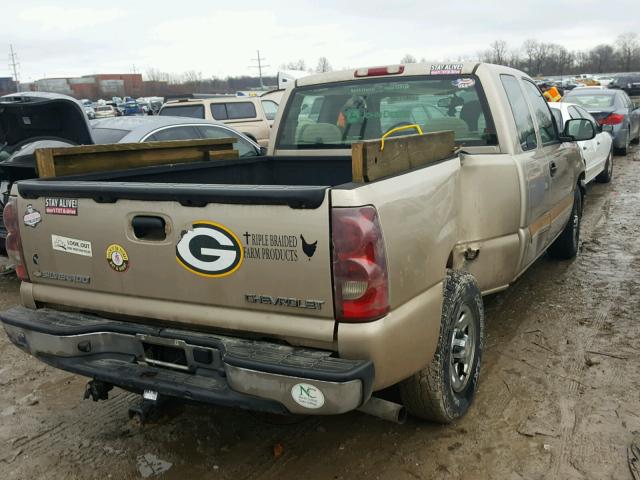 2GCEC19V641305000 - 2004 CHEVROLET SILVERADO TAN photo 4