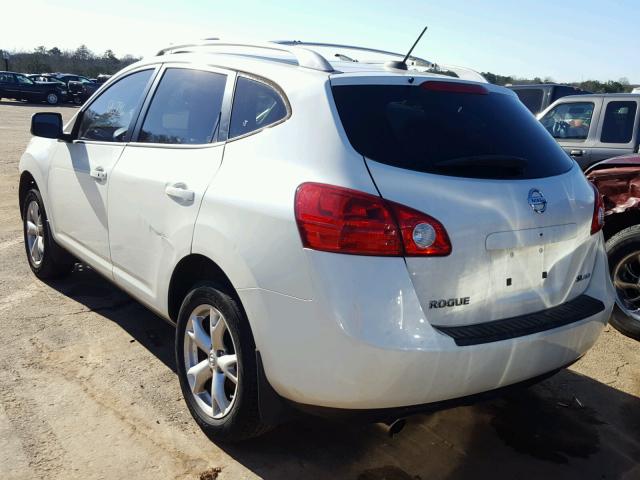 JN8AS58V58W408017 - 2008 NISSAN ROGUE S WHITE photo 3