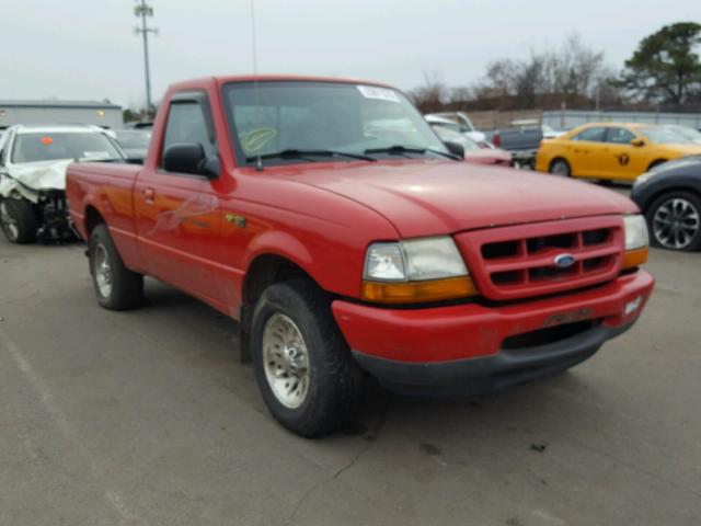 1FTYR10C2XPA22074 - 1999 FORD RANGER RED photo 1