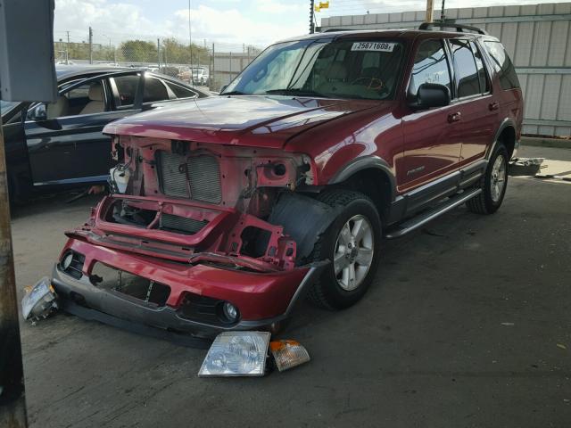 1FMZU73K44UA41534 - 2004 FORD EXPLORER X RED photo 2