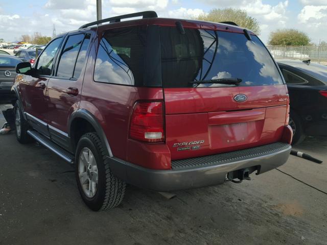 1FMZU73K44UA41534 - 2004 FORD EXPLORER X RED photo 3