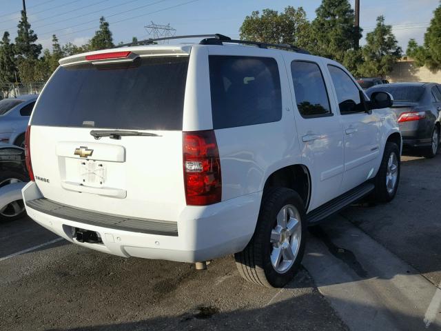 1GNFC23J59R142636 - 2009 CHEVROLET TAHOE C150 WHITE photo 4