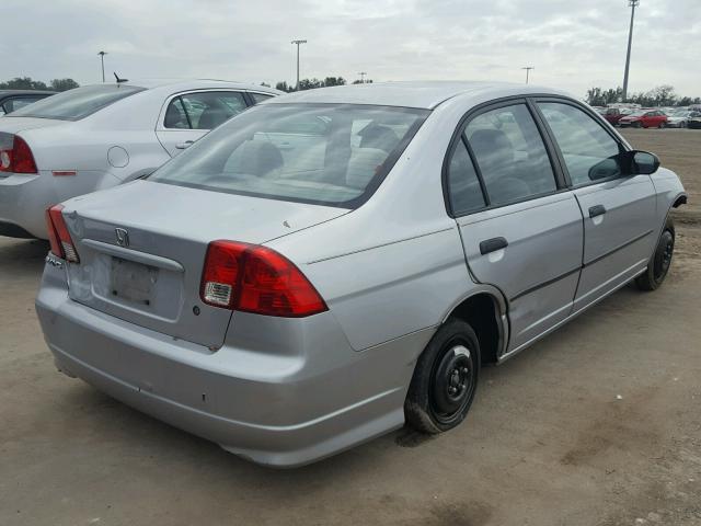 2HGES16374H611590 - 2004 HONDA CIVIC DX V SILVER photo 4