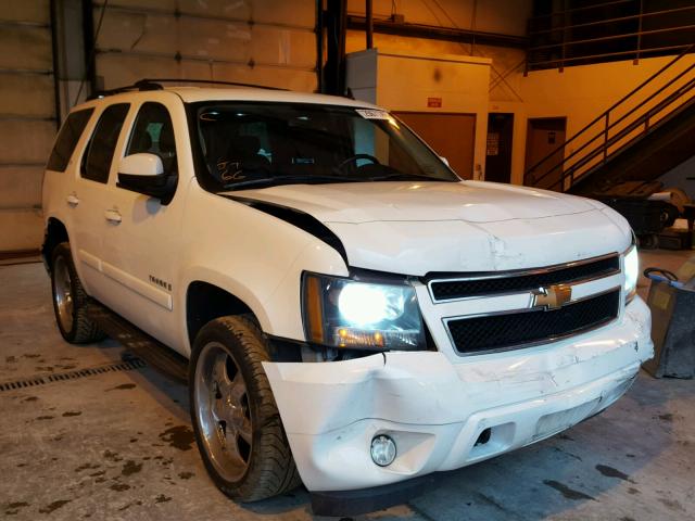 1GNFK13077J387759 - 2007 CHEVROLET TAHOE K150 WHITE photo 1