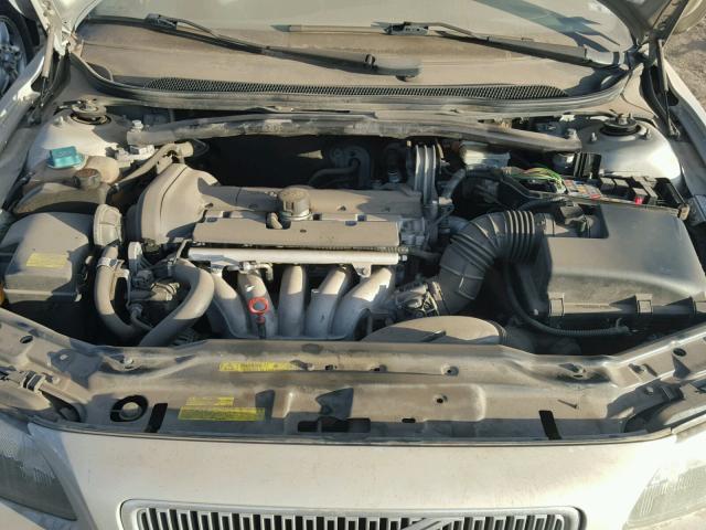 YV1SW61R222250493 - 2002 VOLVO V70 SILVER photo 7