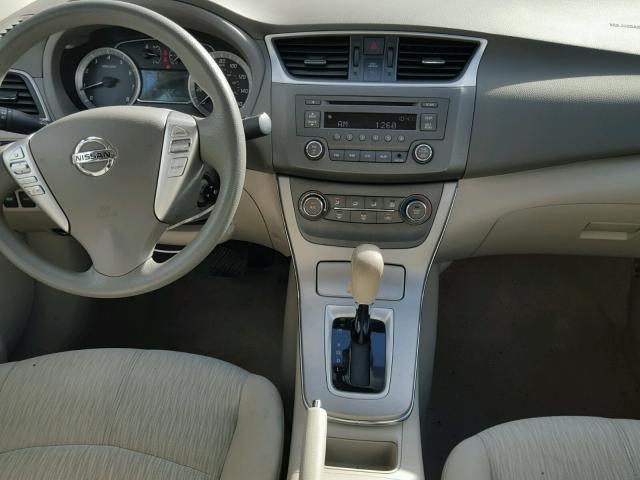 3N1AB7APXEY268072 - 2014 NISSAN SENTRA S WHITE photo 9