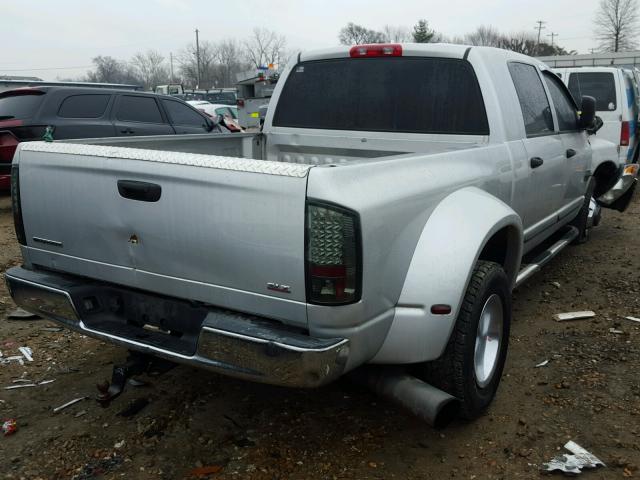 3D7ML49A27G826940 - 2007 DODGE RAM 3500 SILVER photo 4