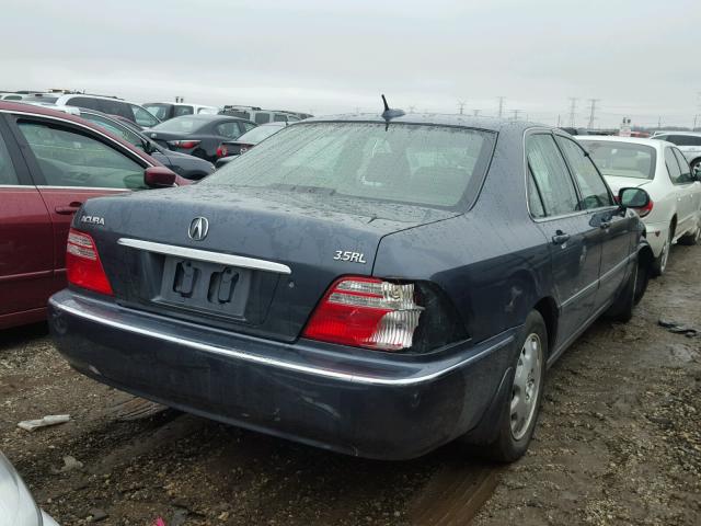 JH4KA96654C004120 - 2004 ACURA 3.5RL GRAY photo 4