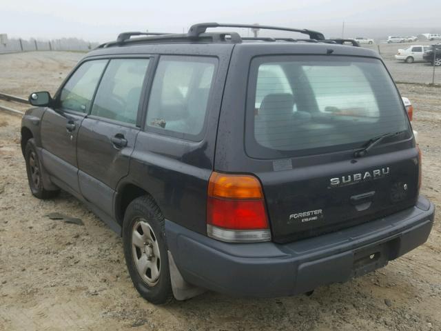 JF1SF6353XH707869 - 1999 SUBARU FORESTER L BLACK photo 3