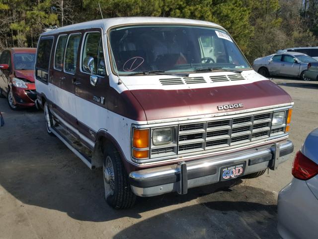 2B6HB23T9GK530298 - 1986 DODGE RAM VAN B2 TWO TONE photo 1