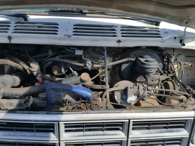 2B6HB23T9GK530298 - 1986 DODGE RAM VAN B2 TWO TONE photo 7