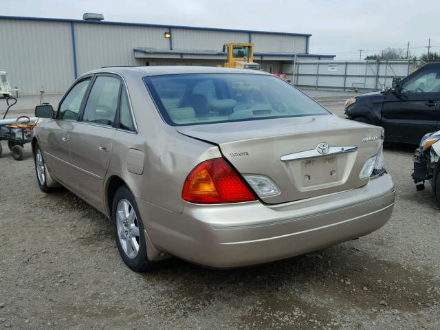 4T1BF28B72U224446 - 2002 TOYOTA AVALON XL GOLD photo 3