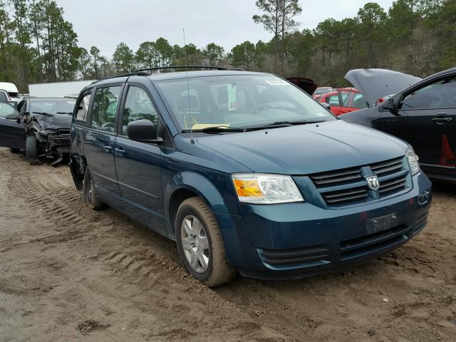 2D8HN44E59R650982 - 2009 DODGE GRAND CARA GREEN photo 1