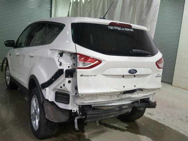 1FMCU0GX5DUD84498 - 2013 FORD ESCAPE SE WHITE photo 3