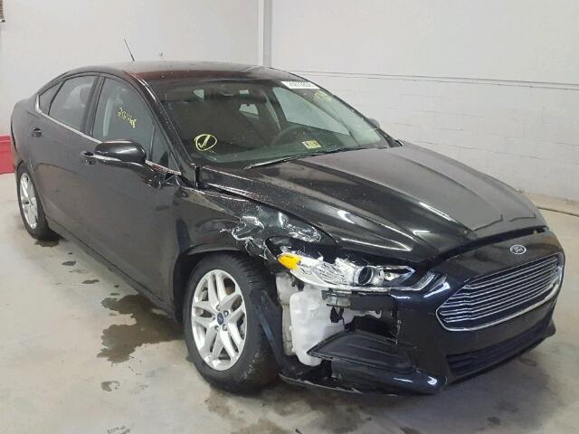 1FA6P0H77F5121522 - 2015 FORD FUSION SE BLACK photo 1