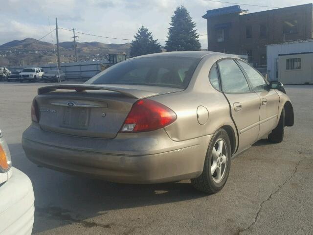 1FAFP55SX2G252710 - 2002 FORD TAURUS SES TAN photo 4