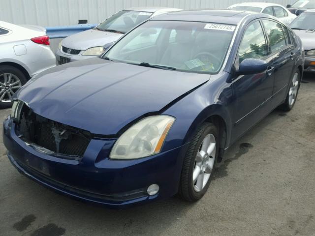 1N4BA41E95C854374 - 2005 NISSAN MAXIMA SE BLUE photo 2