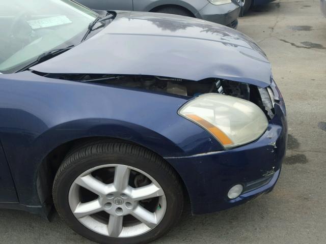 1N4BA41E95C854374 - 2005 NISSAN MAXIMA SE BLUE photo 9