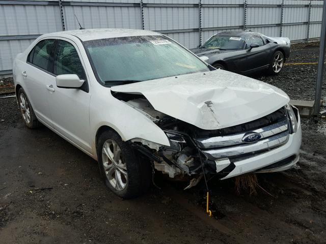 3FAHP0HA0CR248674 - 2012 FORD FUSION SE WHITE photo 1