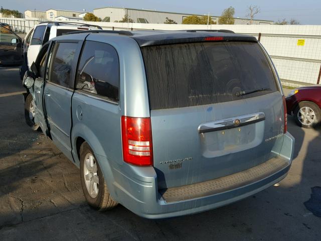 2A4RR5D12AR359090 - 2010 CHRYSLER TOWN & COU BLUE photo 3