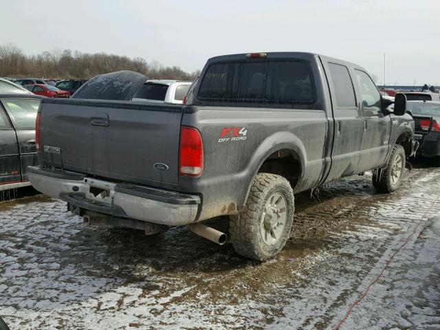 1FTSW21P56EB35453 - 2006 FORD F250 SUPER GRAY photo 4