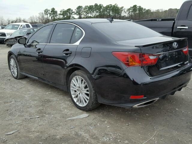 JTHBE1BL9D5013649 - 2013 LEXUS GS 350 BLACK photo 3