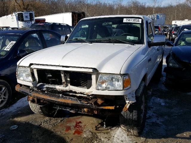 1FTYR15EX8PA58378 - 2008 FORD RANGER SUP WHITE photo 2