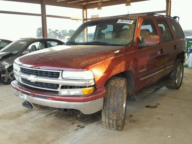 1GNEC13Z63R301506 - 2003 CHEVROLET TAHOE C150 RED photo 2