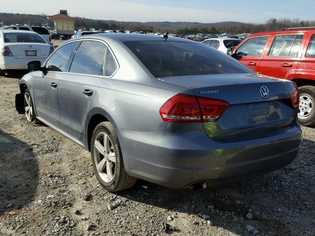 1VWAT7A36FC122556 - 2015 VOLKSWAGEN PASSAT S GRAY photo 3