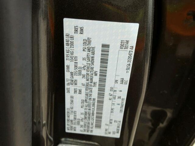 5LMCJ2C98HUL58038 - 2017 LINCOLN MKC SELECT 灰色 照片 10