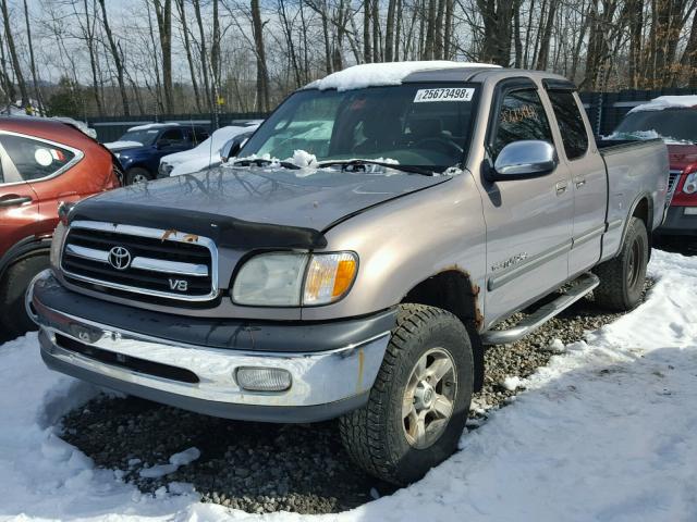 5TBBT44141S132180 - 2001 TOYOTA TUNDRA ACC GRAY photo 2