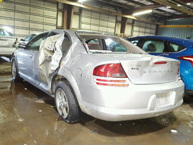 1B3EL46X85N663756 - 2005 DODGE STRATUS SX GRAY photo 3