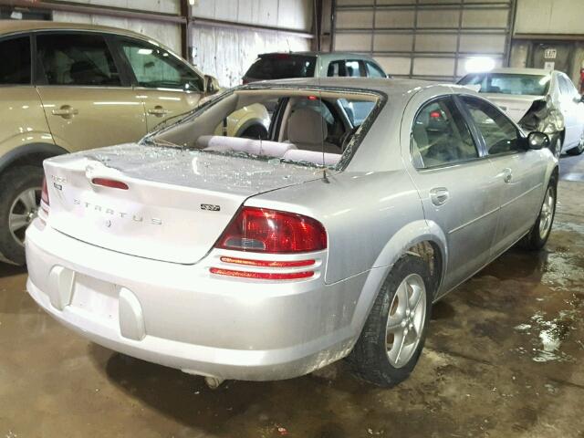 1B3EL46X85N663756 - 2005 DODGE STRATUS SX GRAY photo 4