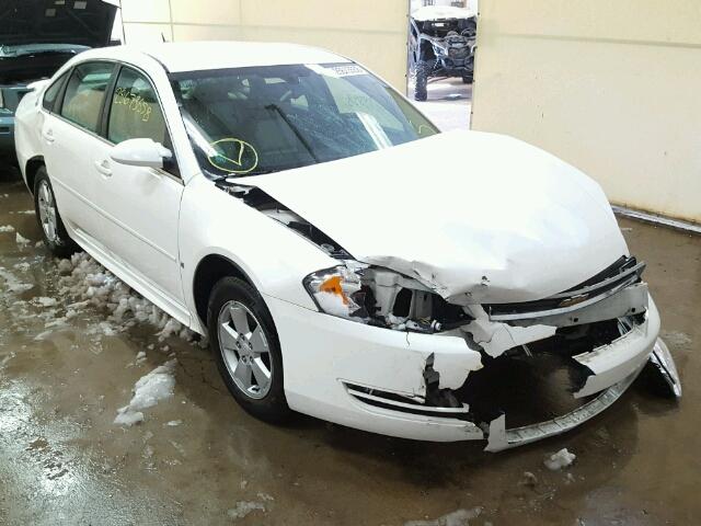 2G1WT57KX91256680 - 2009 CHEVROLET IMPALA 1LT WHITE photo 1