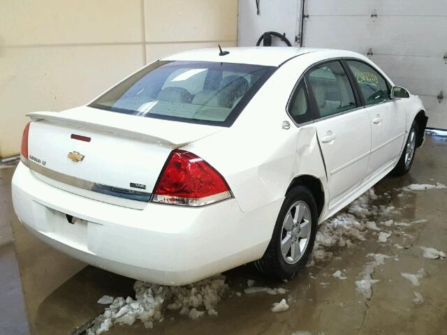 2G1WT57KX91256680 - 2009 CHEVROLET IMPALA 1LT WHITE photo 4