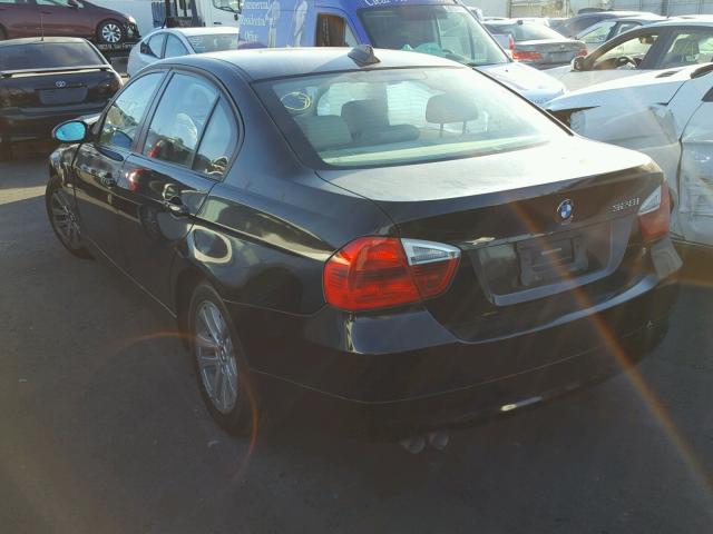 WBAVC53507FZ74597 - 2007 BMW 328 I SULE BLACK photo 3