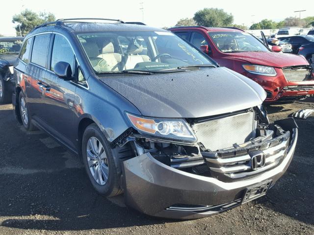 5FNRL5H39GB128131 - 2016 HONDA ODYSSEY SE GRAY photo 1