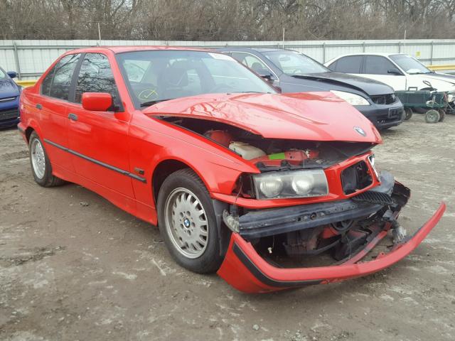 WBACB4324RFM01635 - 1994 BMW 325 I AUTO RED photo 1